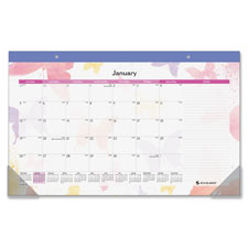 Aagsk91705 Calendar Desk Pad, Mthly, Jan-dec, 1ppd,17.75 In. X 11 In.,multi