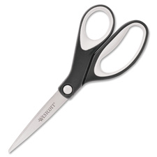 Acm15588 Scissors, Straight, 8 In., Softhandle, Black