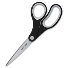 Acm15589 Scissors, Bent-soft Handles, 8 In., Black