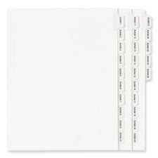 Index Divider, Exhibit 3, Side Tab, 25-pk, White
