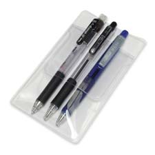 Bau46502 Pocket Protectors, For Pen Leaks, 6-bx, Clear