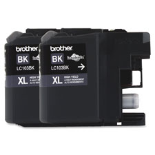 Brother BRTLC1032PKS Ink Cartridge 600 Page Yield Ea. 2-PK Black