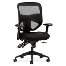 Bsxvl532mm10 Work Chair, High Back, 30.75 In. X 26 In. X 44.5 In., Black
