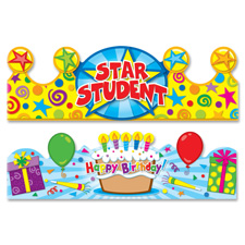 Cdp101020 Star Student Crown, 23.5 In. X 4 In., Multi Color