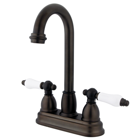 Kb3495pl Two Handle 4 In. Centerset Bar Faucet