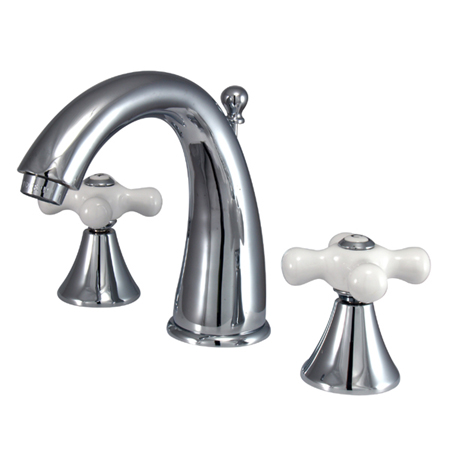 UPC 663370062902 product image for KS2971PX Two Handle 8 in. to 16 in. Widespread Lavatory Faucet with Brass Pop-up | upcitemdb.com