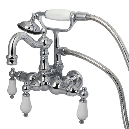 Cc1012t1 Wall Mount Clawfoot Tub Filler With Hand Shower