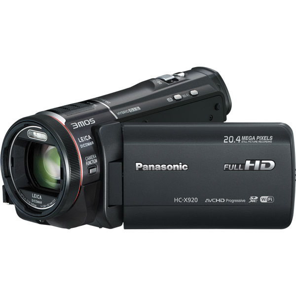 Panasonic HC-X920K 3MOS Ultrafine V920K Full HD Video Camcorder - Black