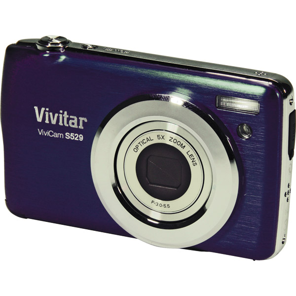 Vivitar VS529-BLK 16.1MP Compact Digital Camera with 2.7 in. Preview Screen-Black