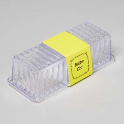 1272977 Clear Butter Dish With Lid Case Of 48