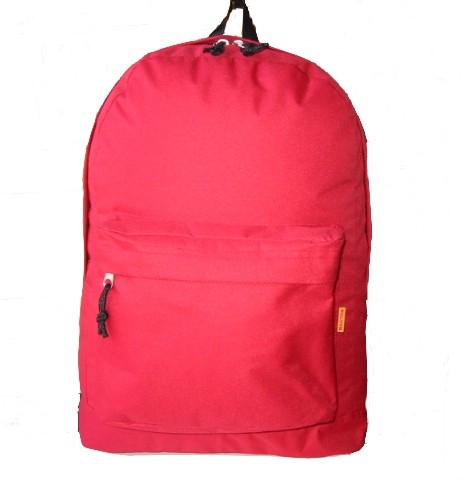 703148 16 600d Polyester Standard Backpack, 16x12x5, Red. Case Of 40