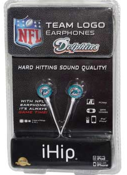 DDI 1155394 Miami Dolphins Ear Phones Case Of 24