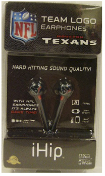 DDI 1155397 Houston Texans Ear Phones Case Of 24