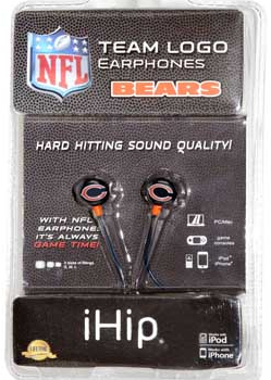 DDI 1155403 Chicago Bears Ear Phones Case Of 24