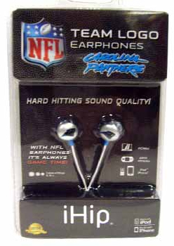 DDI 1155406 Carolina Panthers Ear Phones Case Of 24