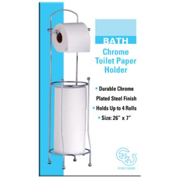 DDI 461197 Chrome Toilet Paper Holder