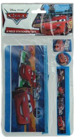 UPC 678634814111 product image for DDI 1456016 Cars 4Pc Stationery Set In 12.5 in. x7 in. Pvc Bag Case Of 48 | upcitemdb.com