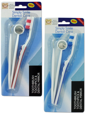 1278027 Dental Care Value Pack- Assorted Colors Case Of 24
