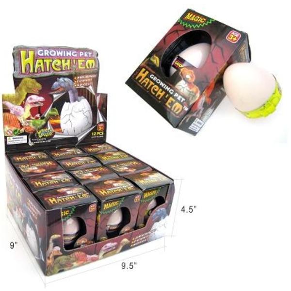 678633 Hatch Em Eggs - Dinosaur Case Of 144