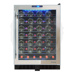 54-bottle Touch Screen Mirrored Wine Cooler