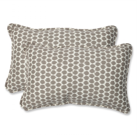 542669 Seeing Spots Sterling Rectangular Throw Pillow (set Of 2)