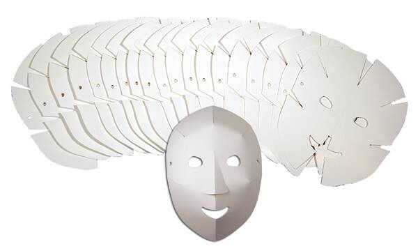 R52076 Folding Fun Masks 40-pkg