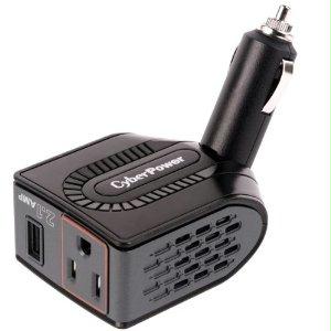 Cyber Power Cps150burc1 Pwr Power Inverter 150w -15-15r Mobile Auto Plug 2.1a Usb Charger Master Carton Qty 10