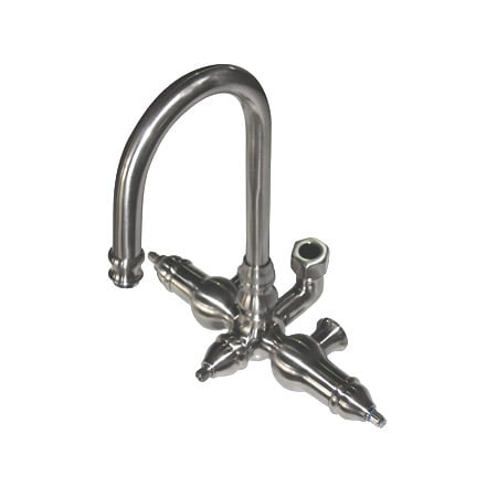 Abt200-8 Goose Neck Faucet With Back Outlet & Diverter