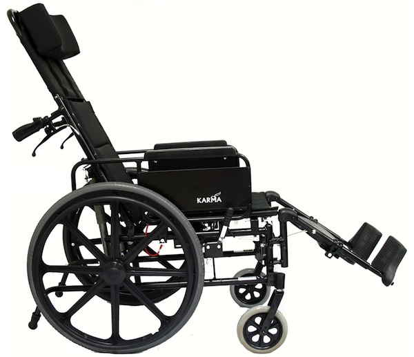 Km5000f16b-ms Km5000 16 In. Seat Lightweight Reclining Wheelchair With Removable Desk Armrest