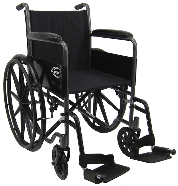 Lt-800nt Lt-800t 16 In. Seat 34 Lbs. Lightweight Steel Wheelchair With Fixed Armrest