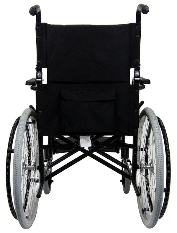 Lt-980 18 In. Seat 24 Lbs. Ultra Lightweight Wheelchair With Elevating Legrest In Black