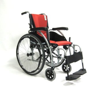 S-ergo125f18so S-ergo 125 18 In. Seat Ergonomic Wheelchair With Flip-back Armrest And Swing Away Footrest In Orange