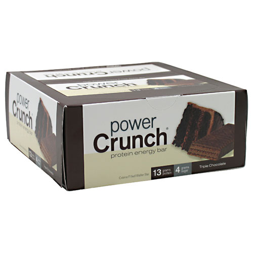 Bionutritional Power Crunch Bar Triple Chocolate 12 Ct - Powcpowe0012fudgbr