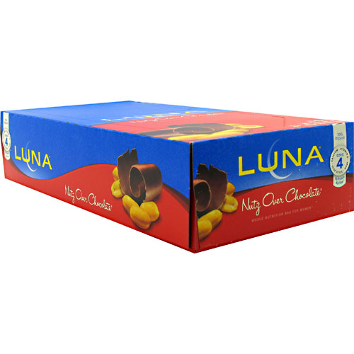 Clif Bar Luna Bar Nuts Over Chocolate 15 Ct - Clifluna0015nutsbr