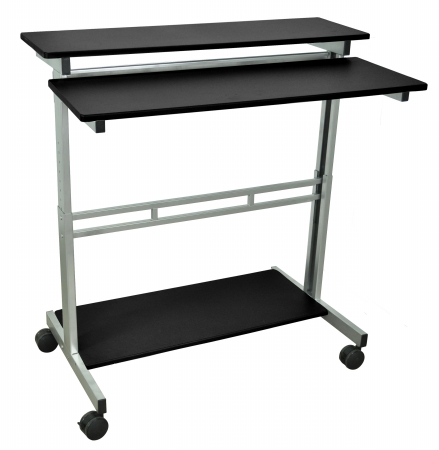 Standup-40-b Stand Up Desk 40 Wide Black