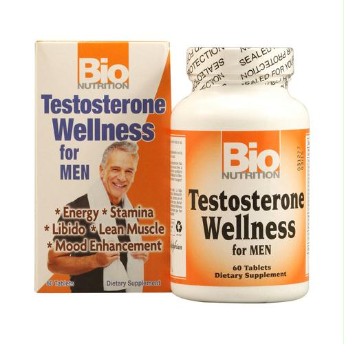 Bio Nutrition 1124486 Bio Nutrition Testosterone Wellness For Men - 60 Tablets