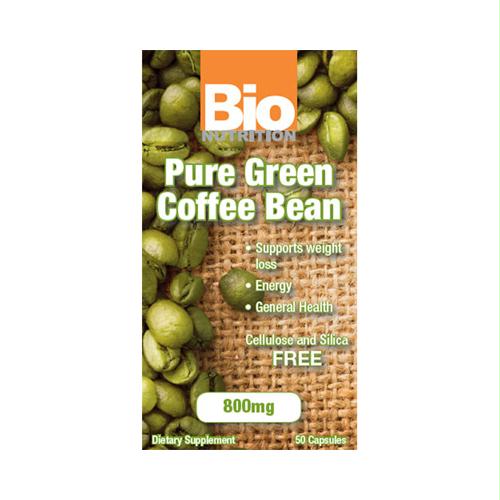 Bio Nutrition 1143668 Bio Nutrition Pure Green Coffee Bean - 50 Gelcaps