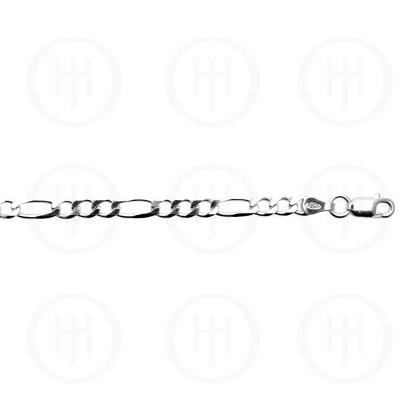 Mas04036 Sterling Silver -basic Chain Figaro 04 -fig100 4mm