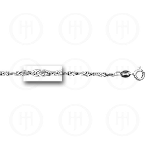 Mas04085-20 Sterling Silver -basic Chain Singapore 02 -sing40 2.5mm 20 Inches