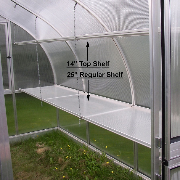 Riga V Regular Shelf Bottom Shelf Greenhouse