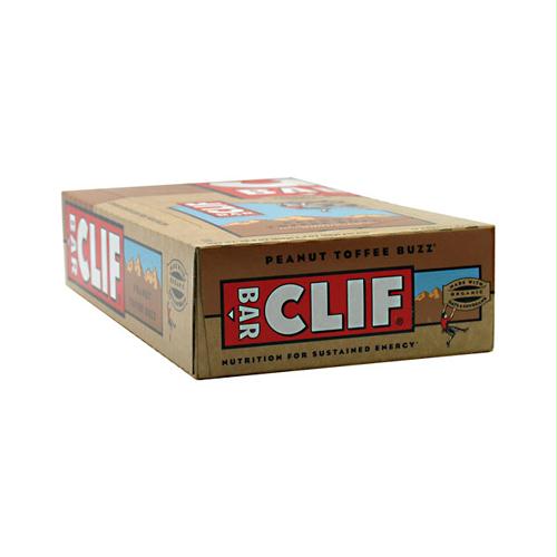 Clif Bar 267450 Clif Bar - Organic Peanut Toffee Buzz - Case Of 12 - 2.4 Oz