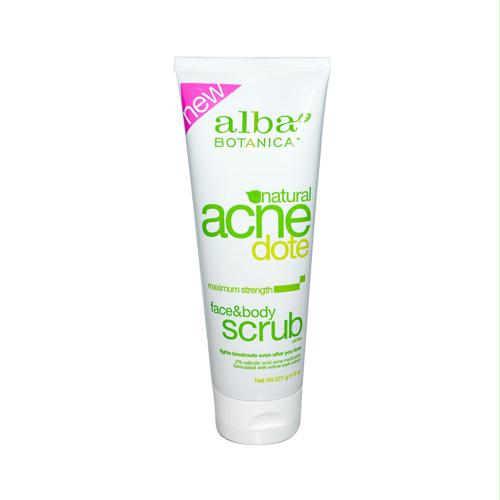 405084 Natural Acnedote Face And Body Scrub - 8 Fl Oz