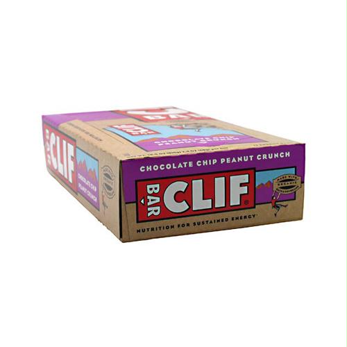 Clif Bar 554865 Clif Bar - Organic Chocolate Chip Peanut Butter Crunch - Case Of 12 - 2.4 Oz