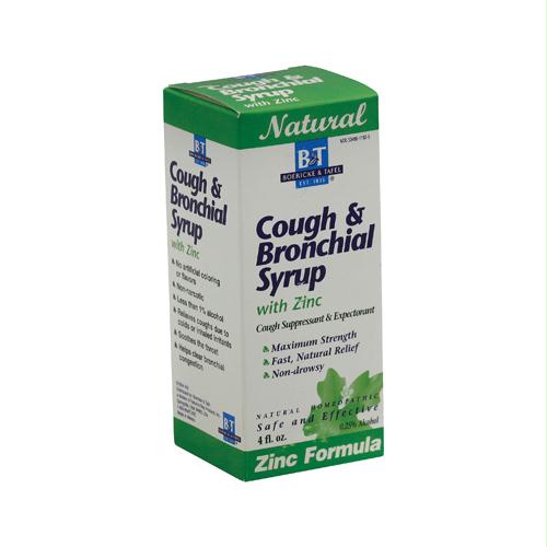 Boericke And Tafel 648964 Boericke And Tafel Cough And Bronchitis Syrup With Zinc - 4 Oz