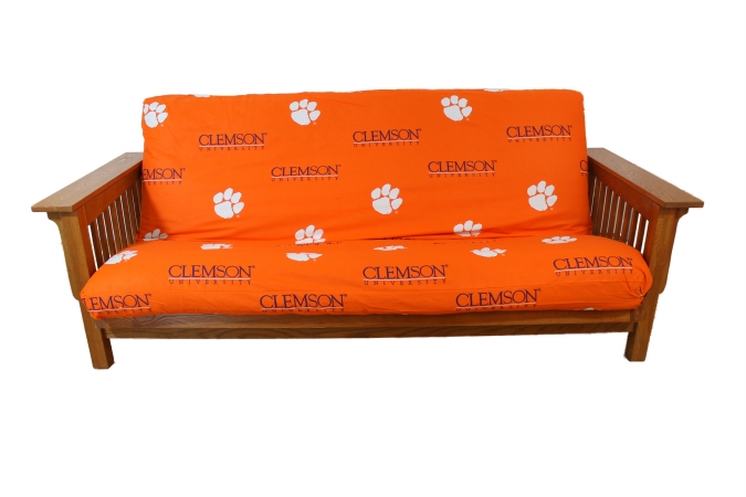 Clefc Clemson Futon Cover - Full Size Fits 6 And 8 Inch Mats