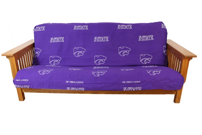 Ksufc Kansas State Futon Cover - Full Size Fits 6 And 8 Inch Mats