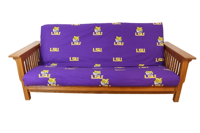 Lsufc Lsu Futon Cover - Full Size Fits 6 And 8 Inch Mats