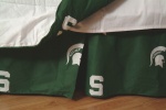 Msudrkg Michigan State Printed Dust Ruffle King