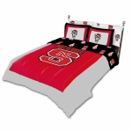 Ncscmqu Nc State Reversible Comforter Set - Queen
