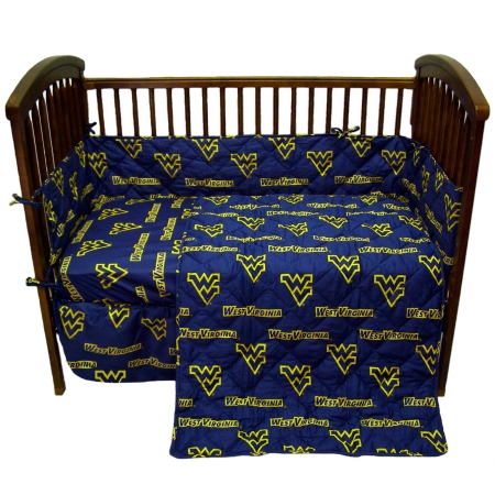 Wvacs West Virginia 5 Piece Baby Crib Set